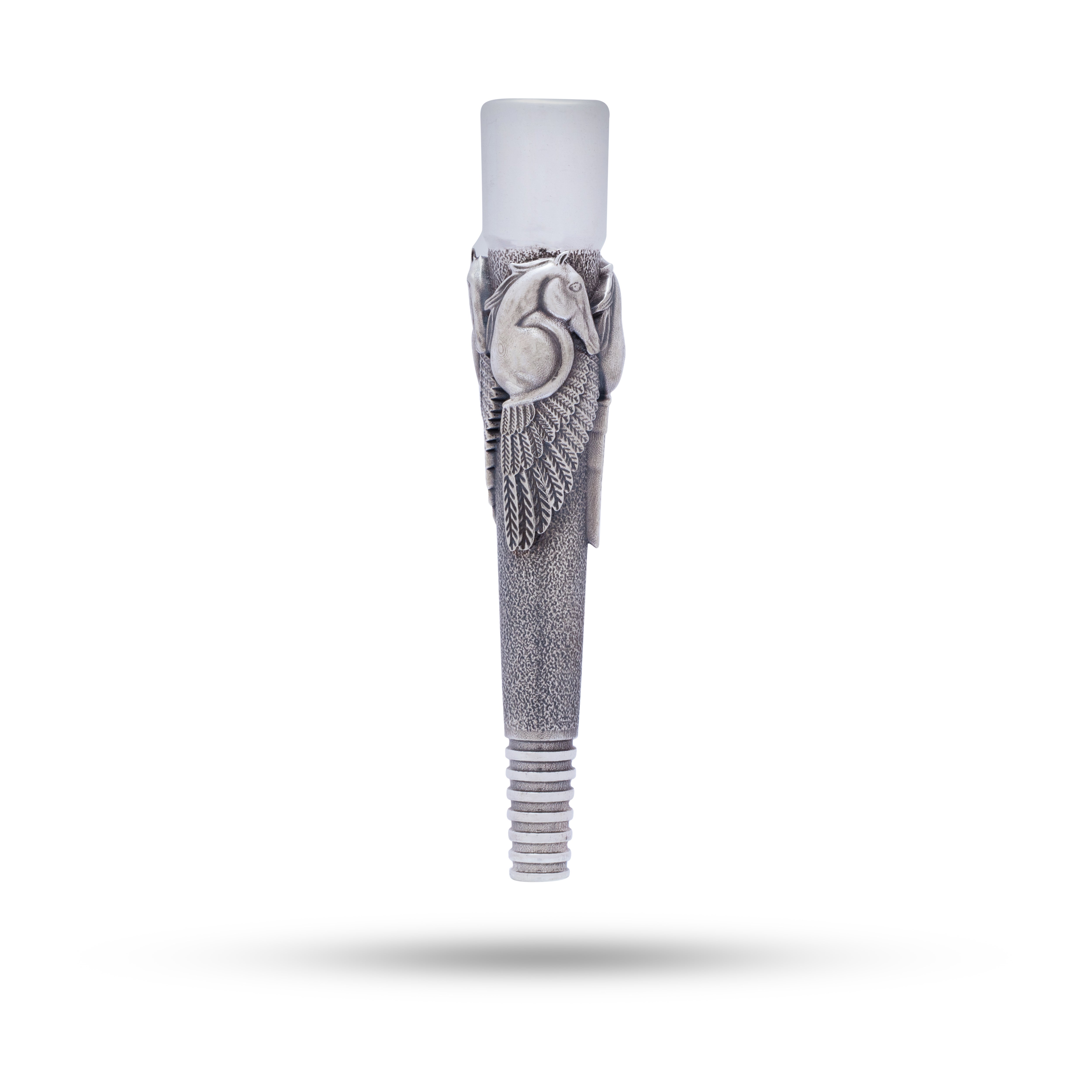 Pegasus 925 Sterling Silver Hookah Filter with oxidized silver finish by White Lion Jewels