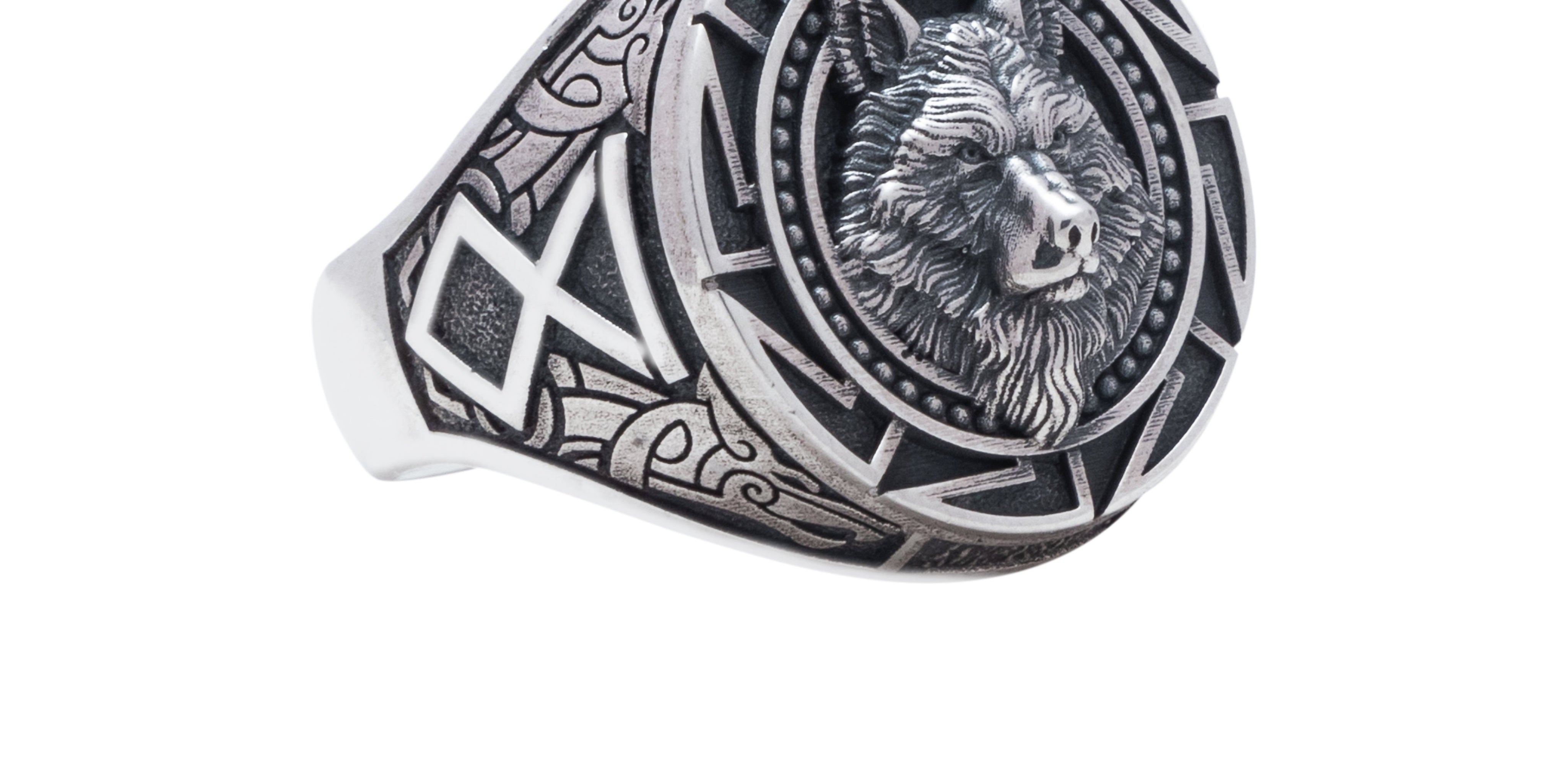 Wolf 925 Sterling Silver Ring