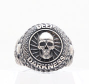 Deep Darkness 925 Sterling Silver Ring
