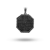 Chhatrapati Shivaji Maharaj Pendant in 925 Sterling Silver with oxidized finish depicting Maratha warrior.