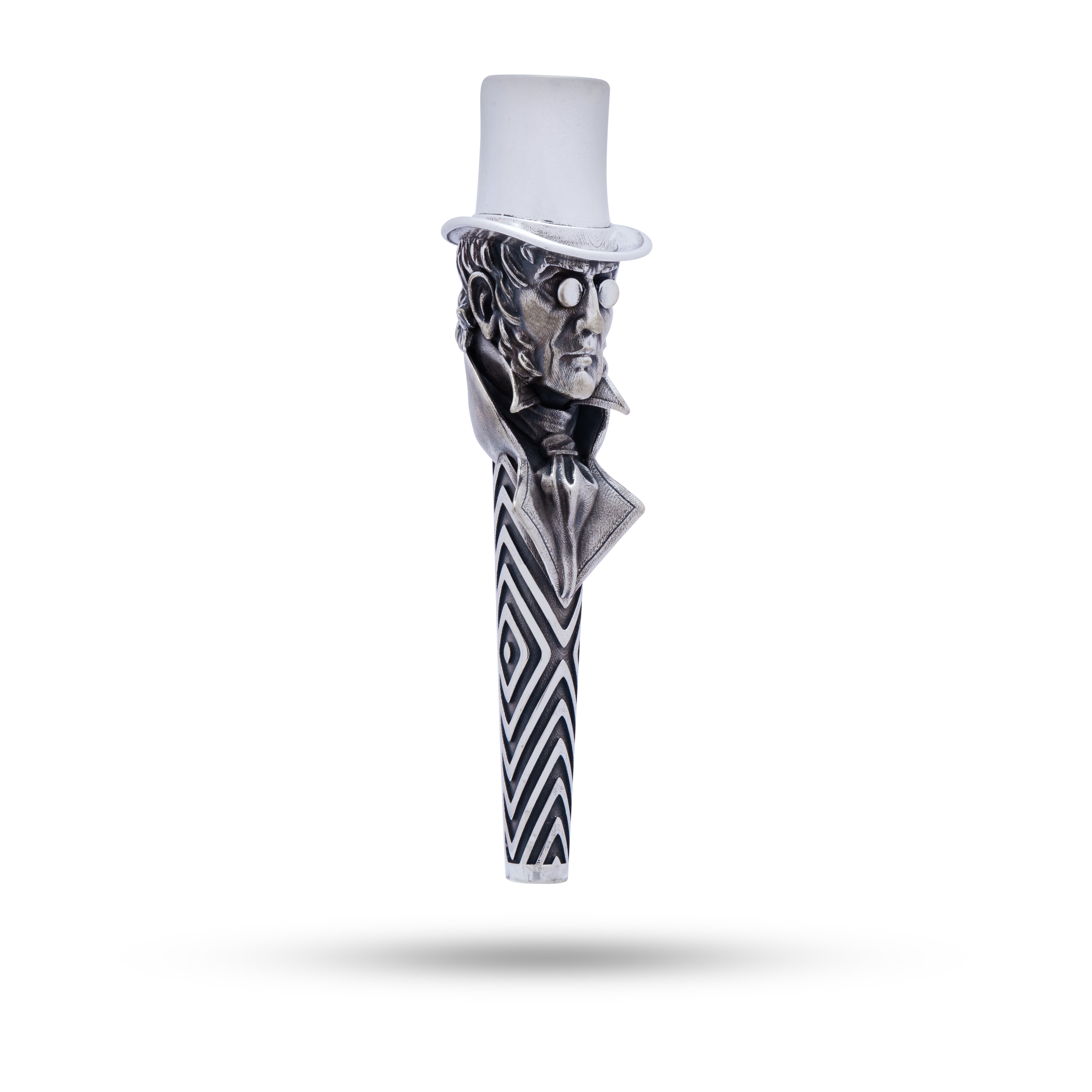 Elegant 925 Sterling Silver Hookah Filter with Oxidized Finish and Nickel Free Design