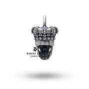 King Crown Skull Pendant with Nickel-Free Clear Protective Coating