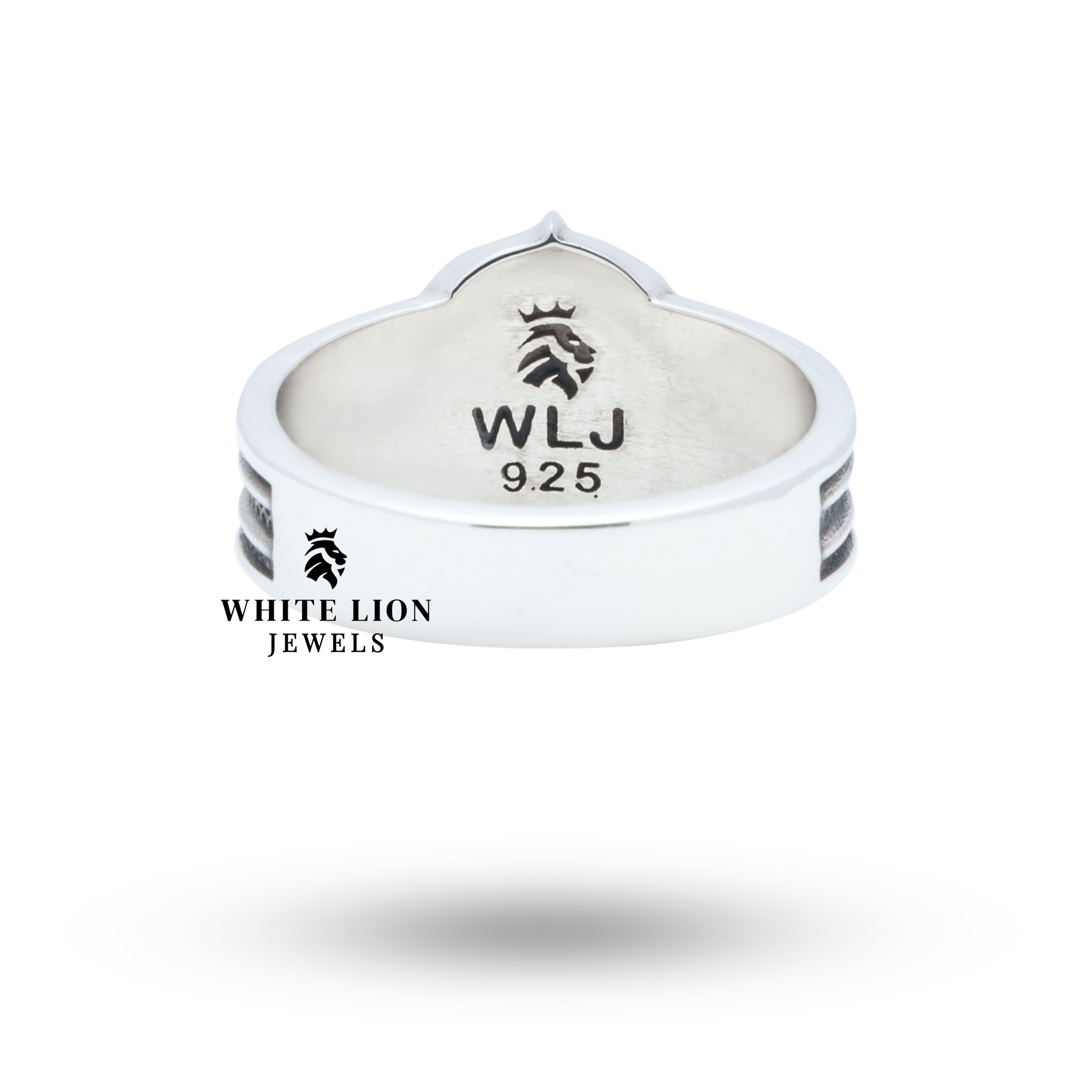 Elegant packaging for Wind Rose 925 Sterling Silver Ring from White Lion Jewels