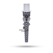 High-end 925 Silver Hookah Accessory Featuring Oxidized Finish for Elegant Application
