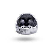 Flames Skull 925 Sterling Silver ring in brand box, ready for gifting
