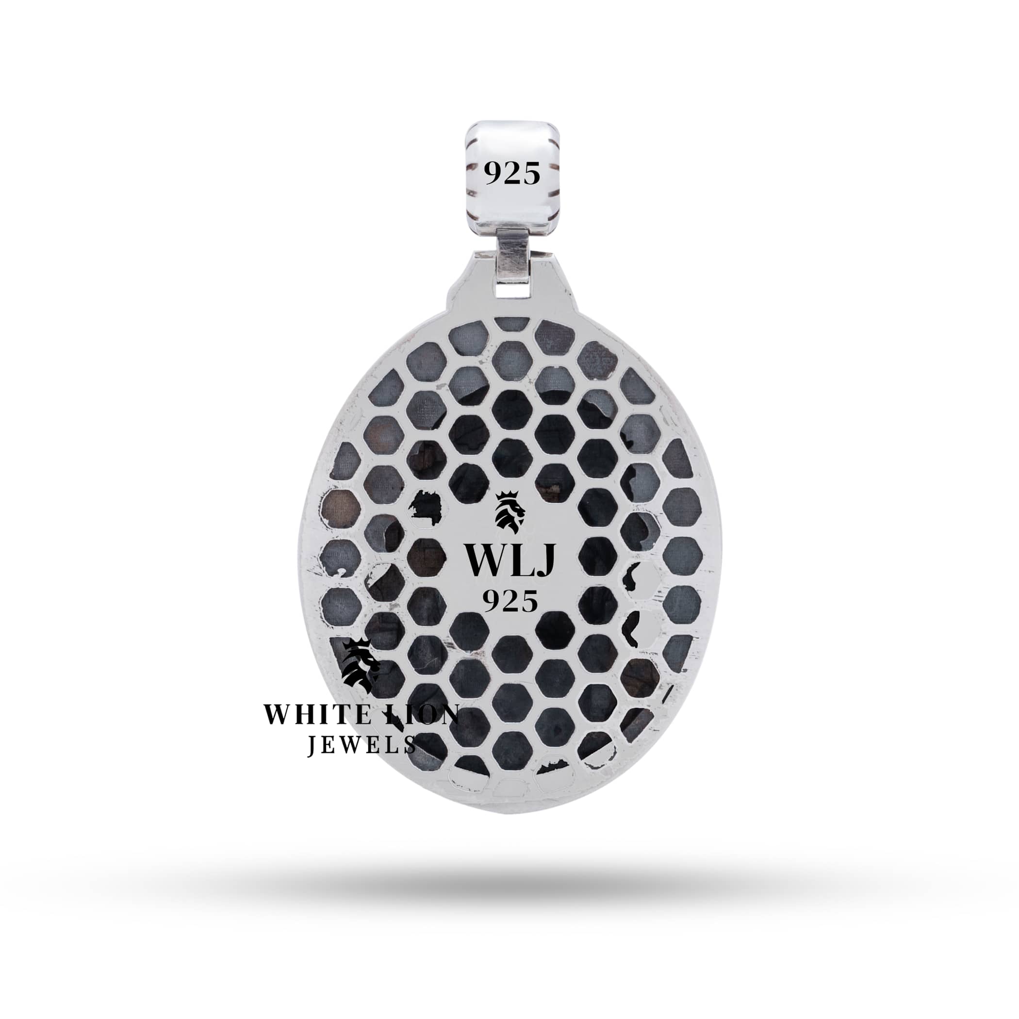 The Jesus Prayer 925 Sterling Silver Pendant being worn, illustrating its elegance and spiritual appeal.