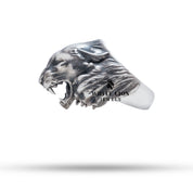 Stylish Wild Panther sterling silver ring with bold design
