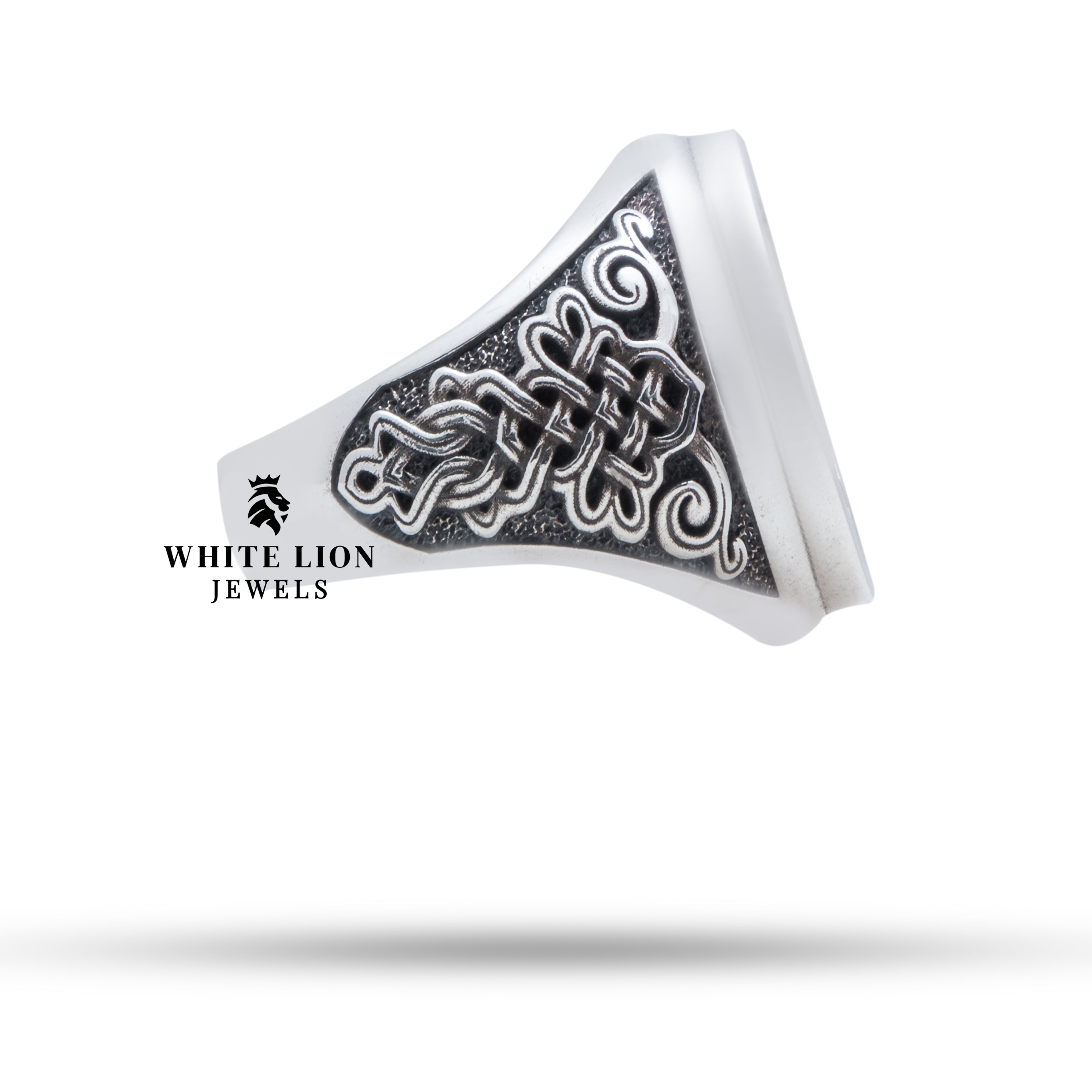 Handcrafted sterling silver ring by White Lion Jewels