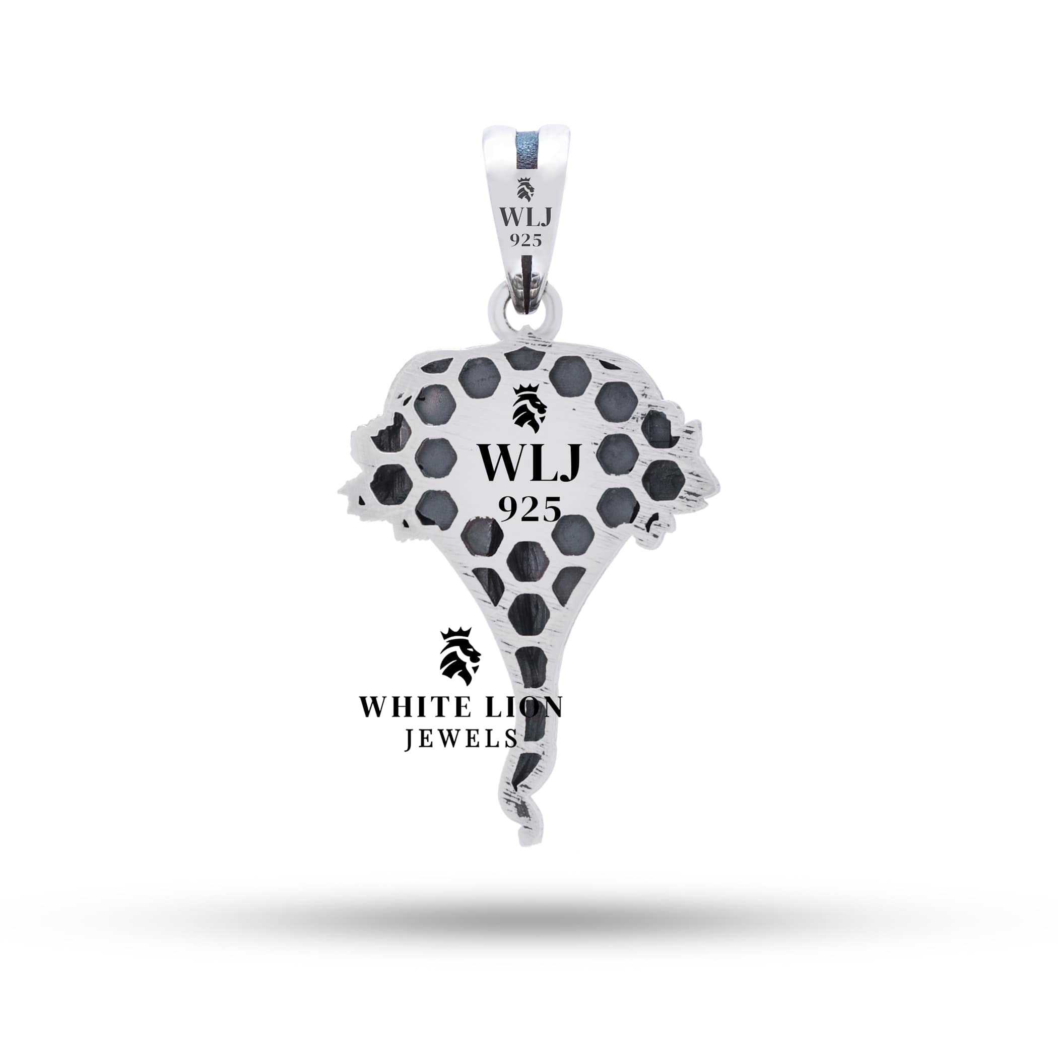 Exquisite Sterling Silver Angel Pendant by White Lion Jewels, perfect for thoughtful gifting