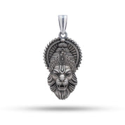 Narsimha 925 Sterling Silver Pendant in packaging, ready for gifting.