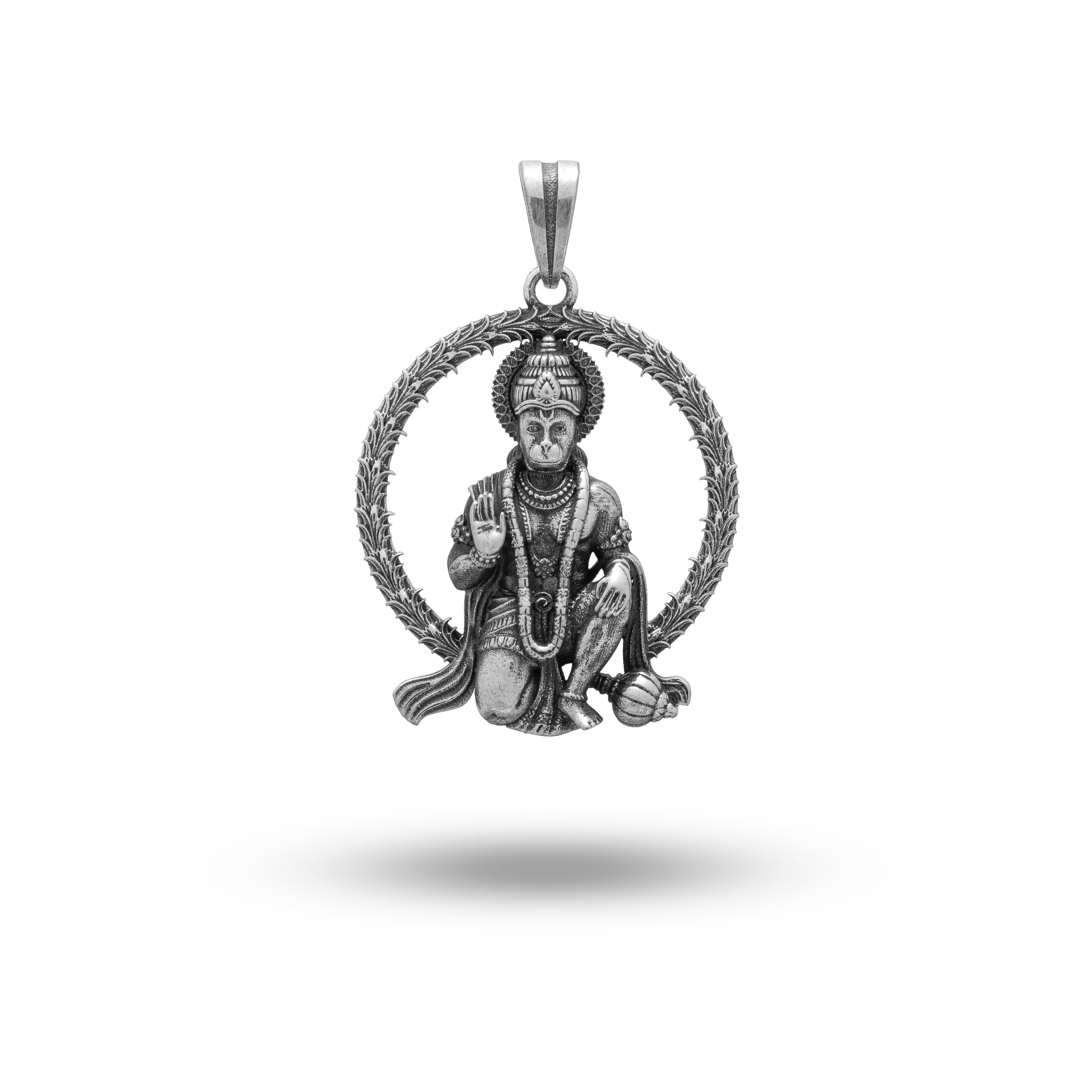 Hanuman 925 Sterling Silver Pendant