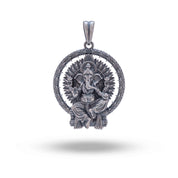 Ganesha 925 Sterling Silver Pendant