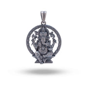 Atharva Ganesha 925 Sterling Silver Pendant