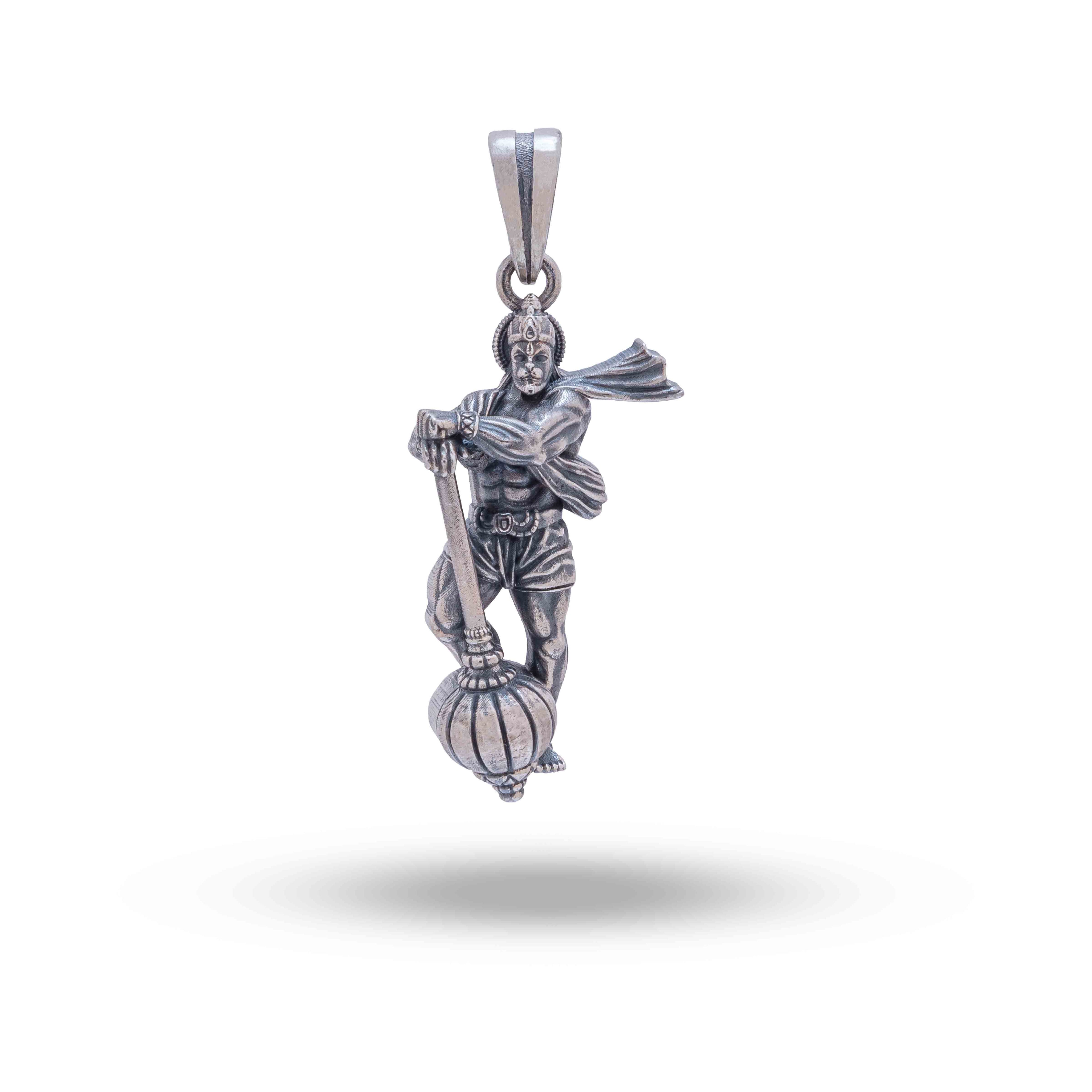 Stylish Hanuman 925 Sterling Silver Pendant