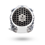 Classic Tiger 925 Sterling Silver Ring presented in an elegant White Lion Jewels box.