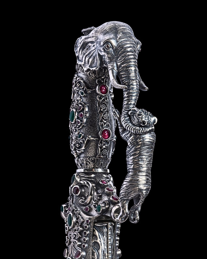 White Lion Jewels — handcrafted silver masterpiece detail