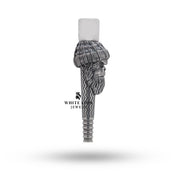 Luxury Oxidized Silver Hookah Filter Design