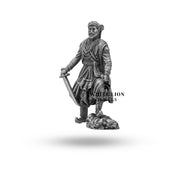 Heritage Shivaji Maharaj Brooch | 925 Sterling Silver | Artisan Crafted | Timeless Elegance