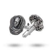 Luxury jewelry accessory - Drowning 925 Sterling Silver Cufflinks, ideal for special occasions.