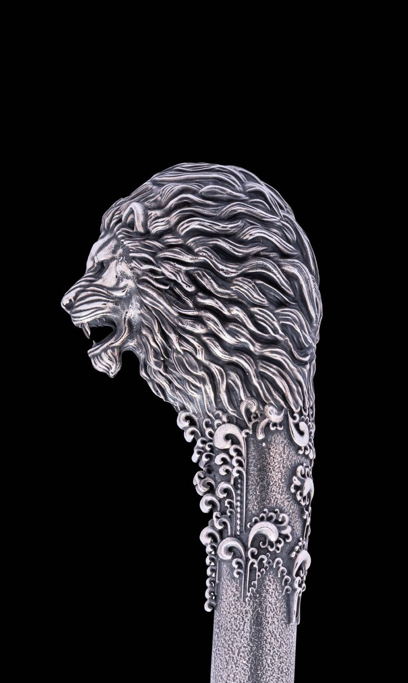 White Lion Jewels — handcrafted silver masterpiece detail