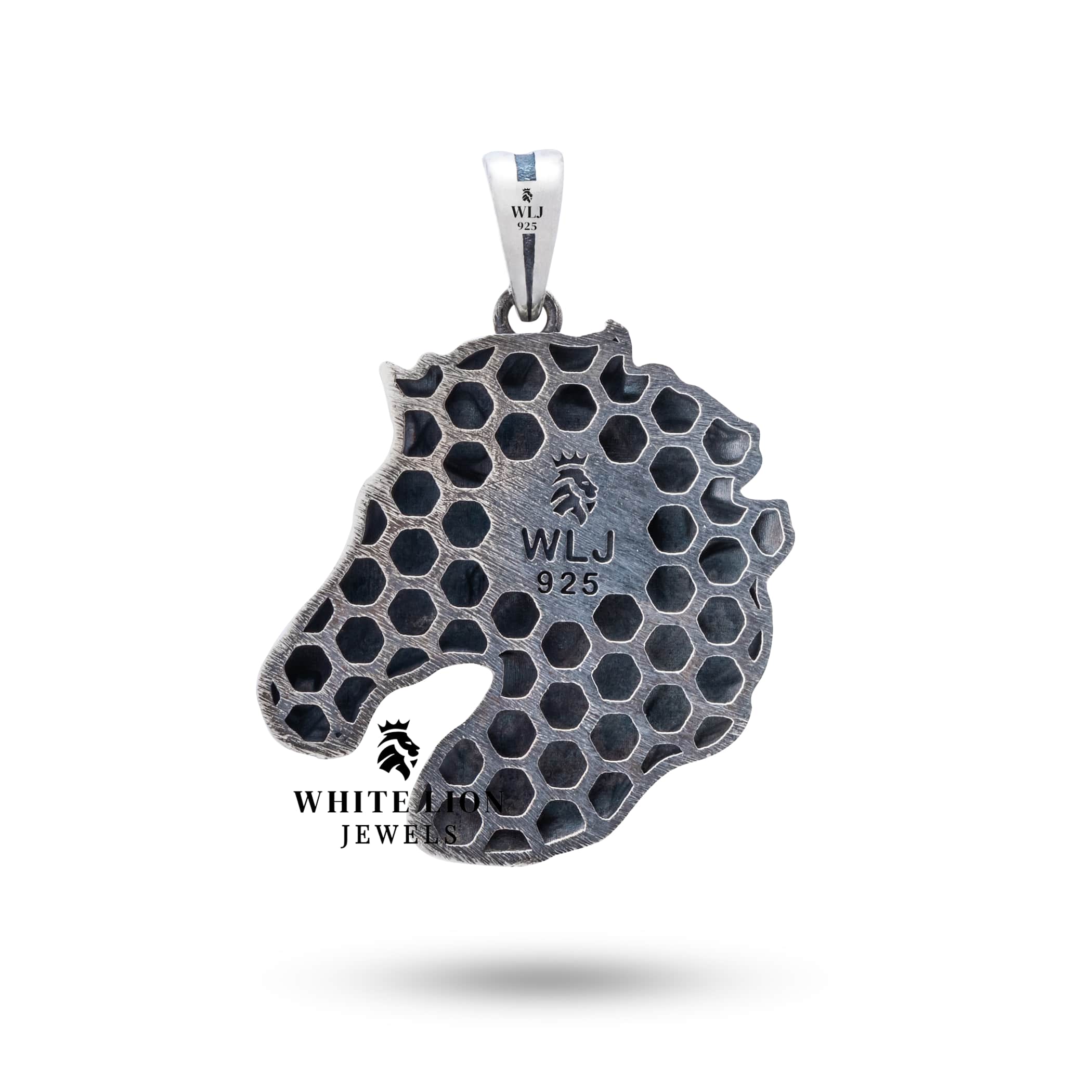 Styled Horse 925 Sterling Silver Pendant with a chain, showcasing elegance and versatility in fashion