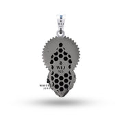 Narsimha 925 Sterling Silver Pendant on display, demonstrating its elegance and style.