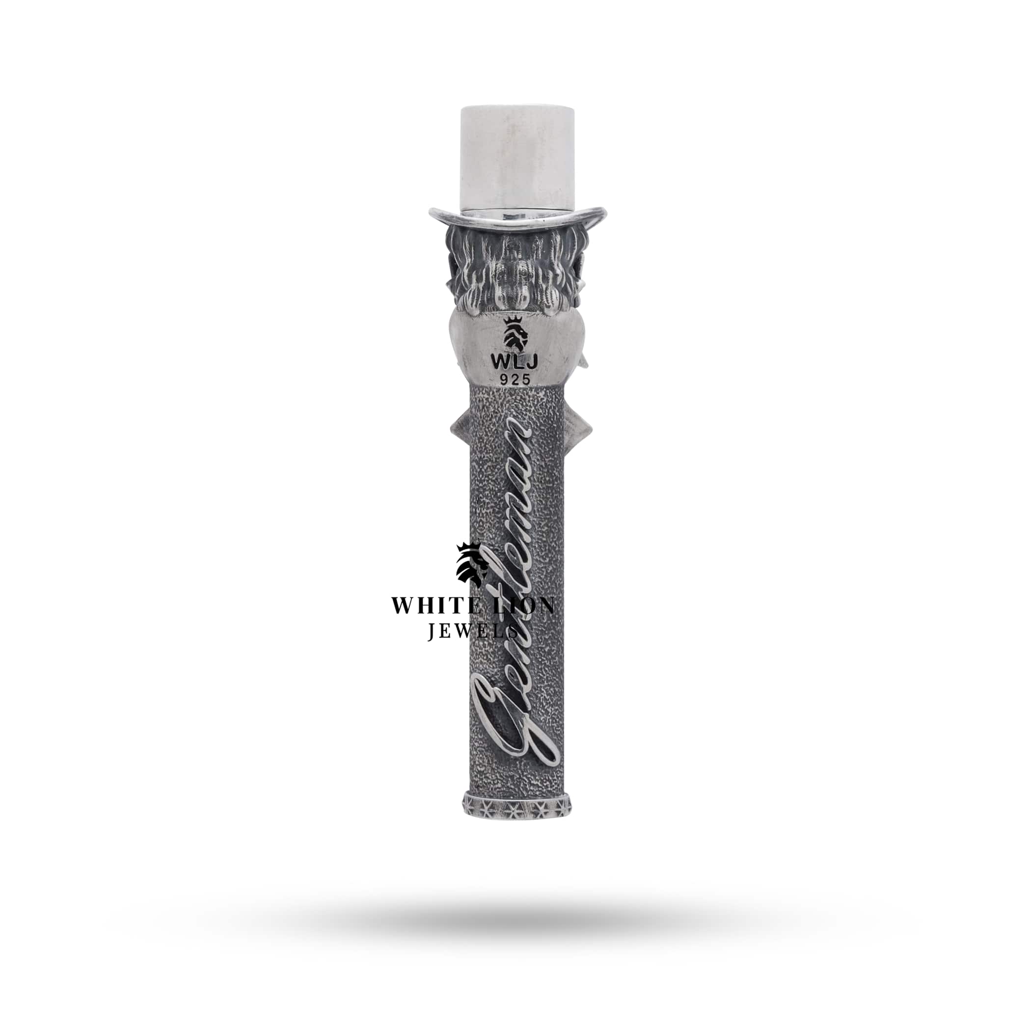 Luxury nickel-free sterling silver lighter with a clear protective coating.