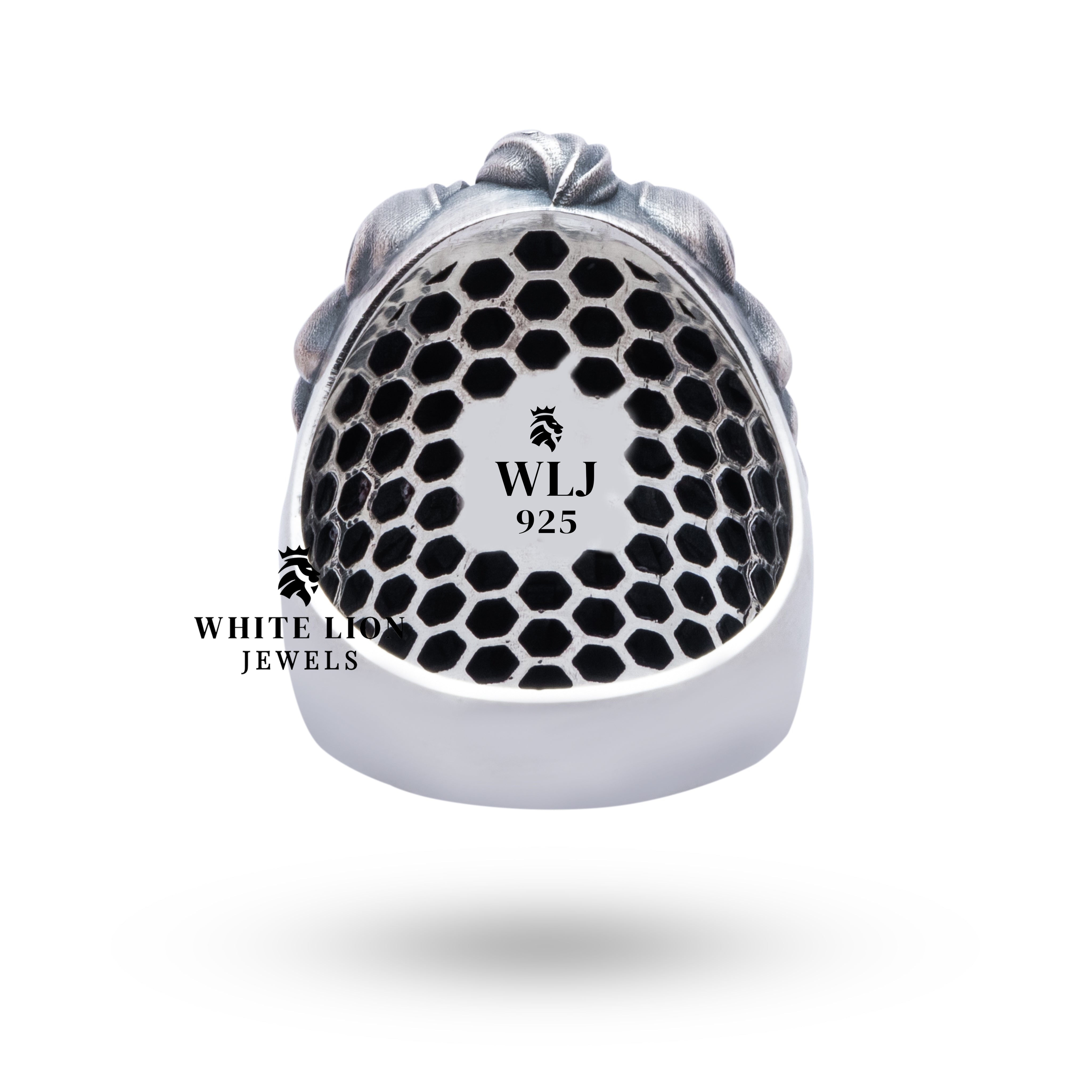 Classic Lion 925 Sterling Silver Ring displayed in luxurious packaging, perfect for gifting.