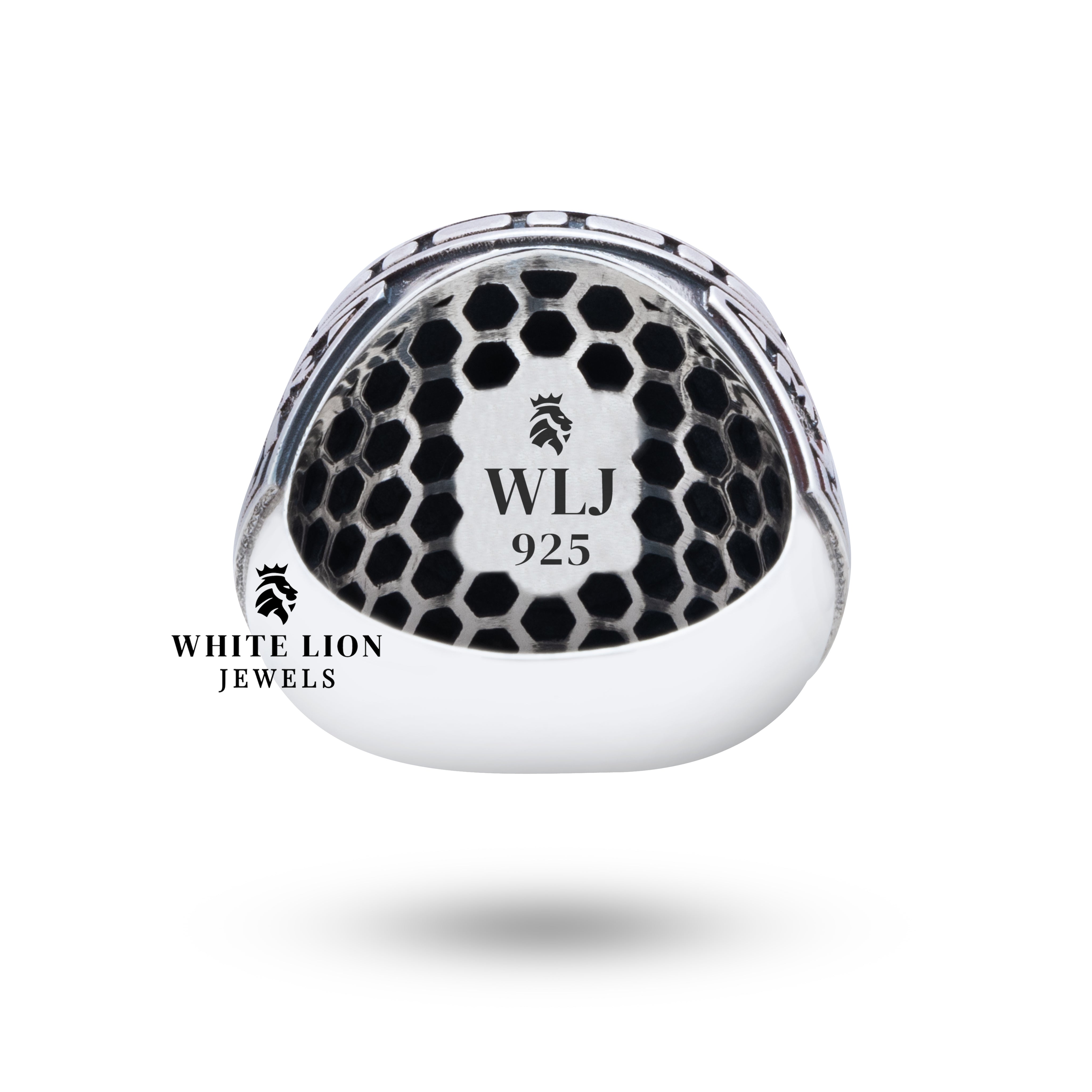 Profile image of Oxidized Silver Master Jedi Ring highlighting its elegant design