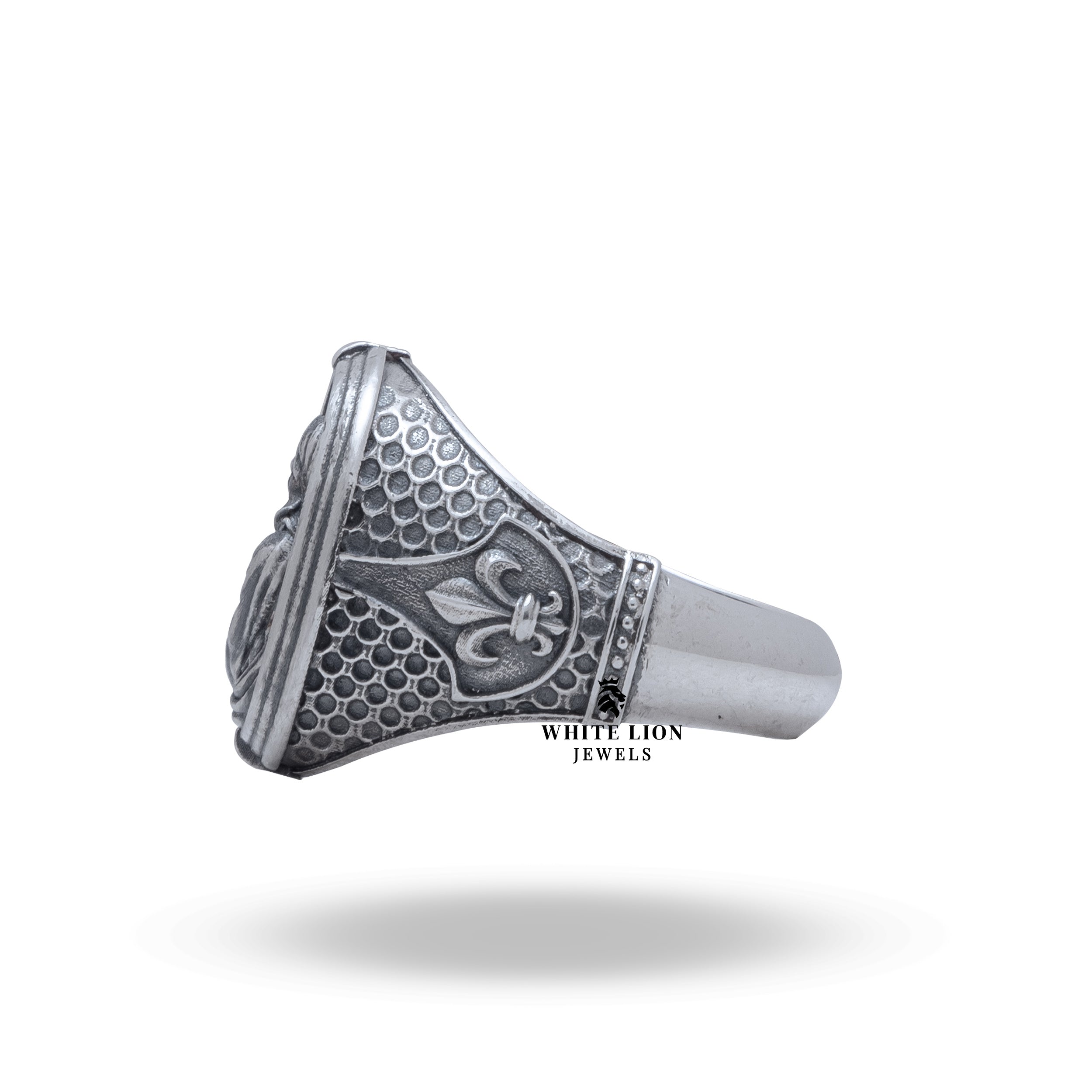 Elegant packaging for the God Jesus Savior Ring, representing the brand's luxury.