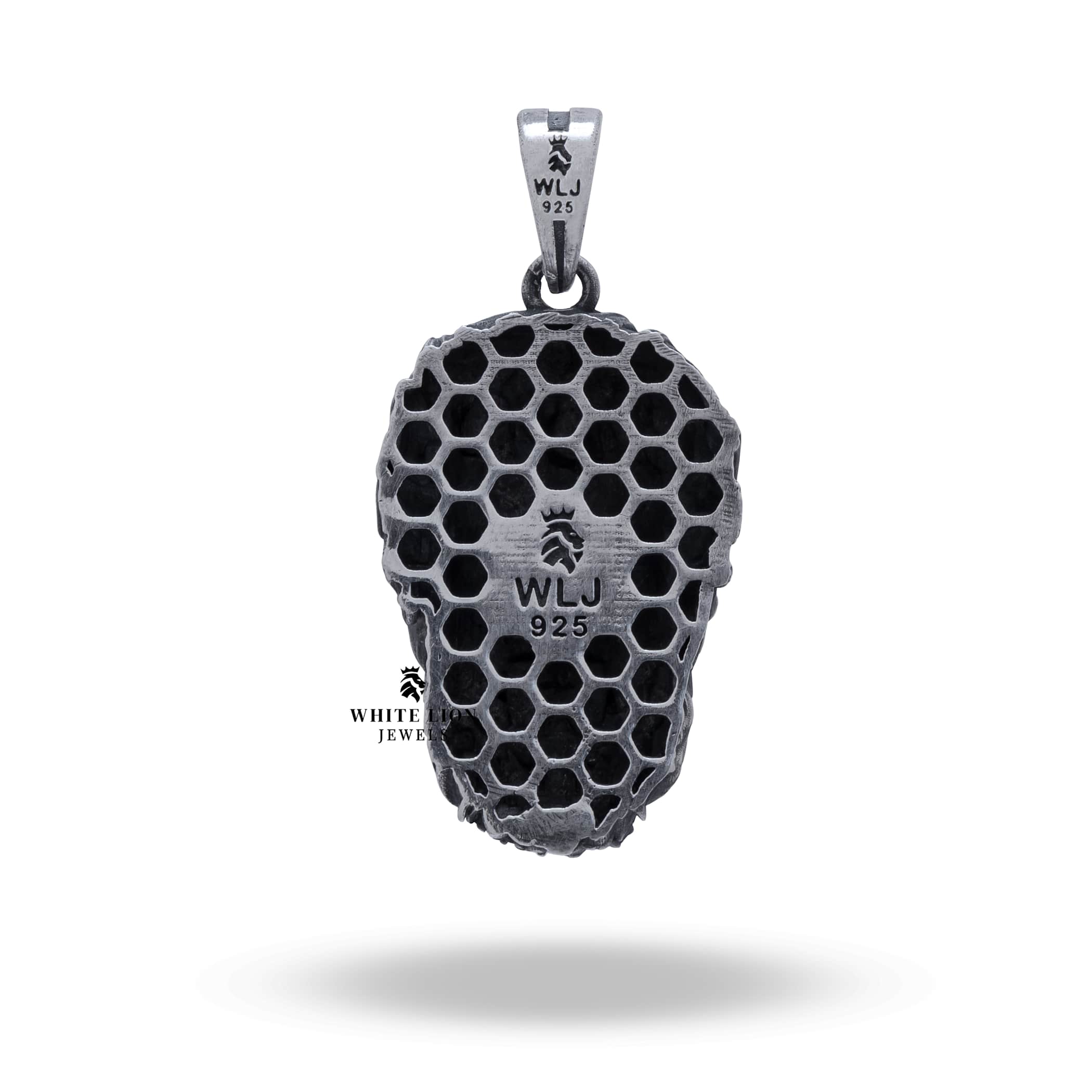 Model wearing Greek Zeus 925 Sterling Silver Pendant showcasing elegant style and design