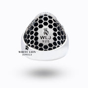 Artisan Crafted Detailed Roaring Gorilla Sterling Silver Ring