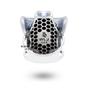 Vintage styled Gangster Gothic Hat Pipe Skull Ring, emphasizing its 925 sterling silver material and artistry.