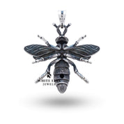 Artisan-crafted 925 Silver Honey Bee Pendant, perfect for special occasions and gifts.