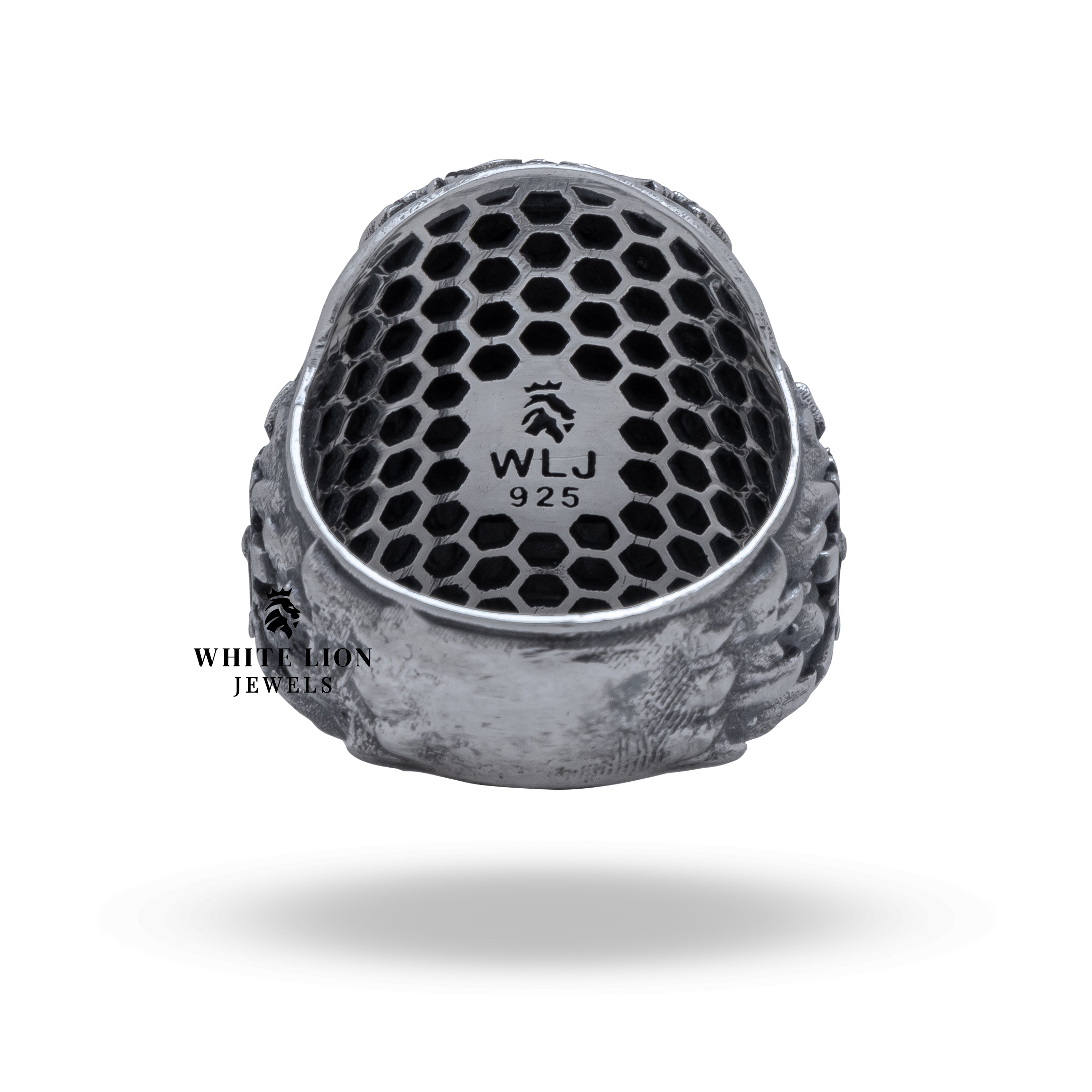 Artisan-crafted Black Smith silver ring with unique texture and style