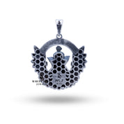 Ganesha Atharva Wings 925 Sterling Silver Pendant in premium packaging by White Lion Jewels, perfect for gifting occasions.