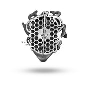 Angry Medusa Gorgon Snakes Brooch | 925 Sterling Silver | Mythological Elegant Jewelry | Unique Gift for Collectors