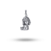 Expressive Bal-Krishna 925 Sterling Silver Pendant showcasing oxidized finish