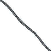 Front view of Handcrafted Netted Rope Classic Chain made of 925 Sterling Silver, showcasing its intricate design