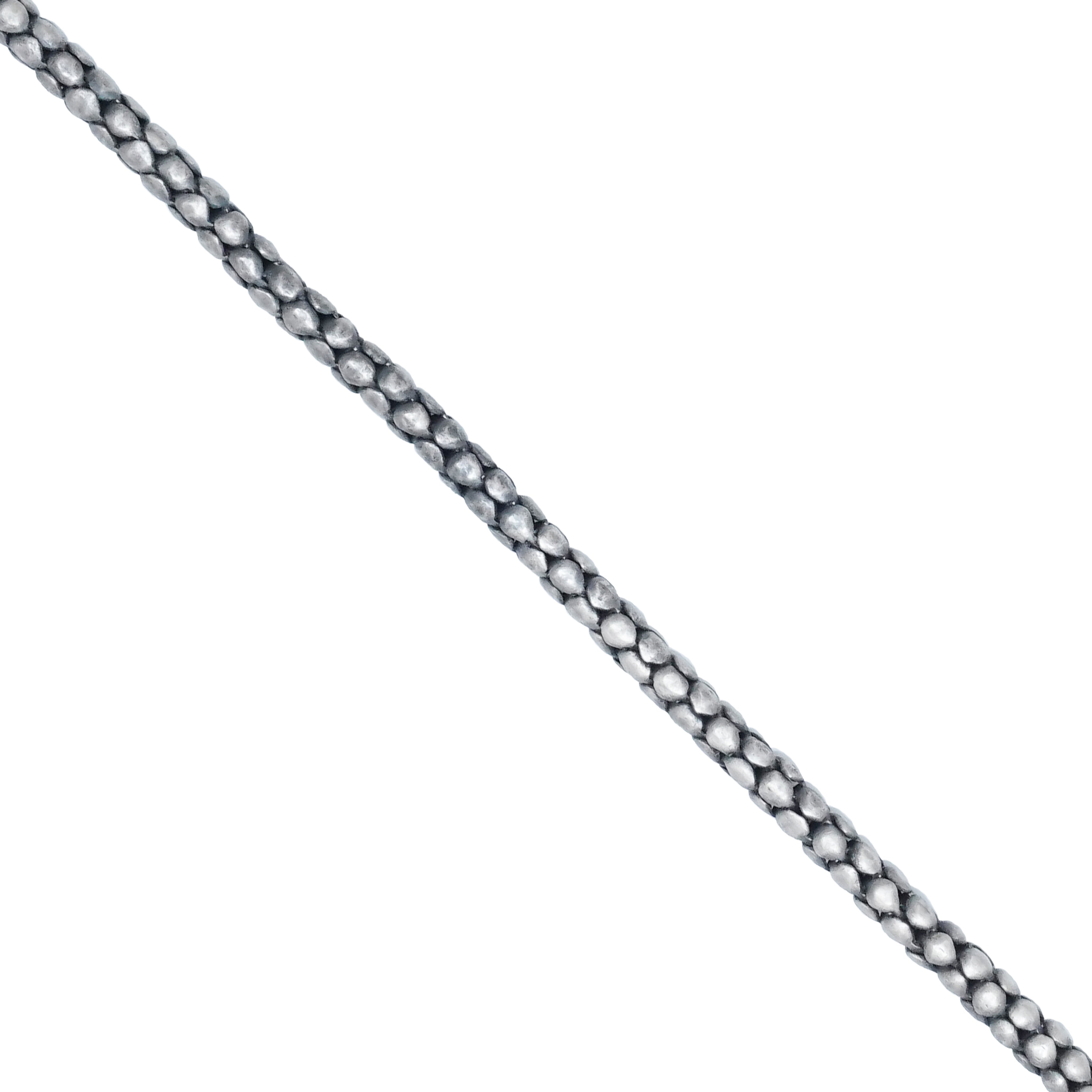 Handcrafted 925 Sterling Silver Classic Chain with oxidized finish