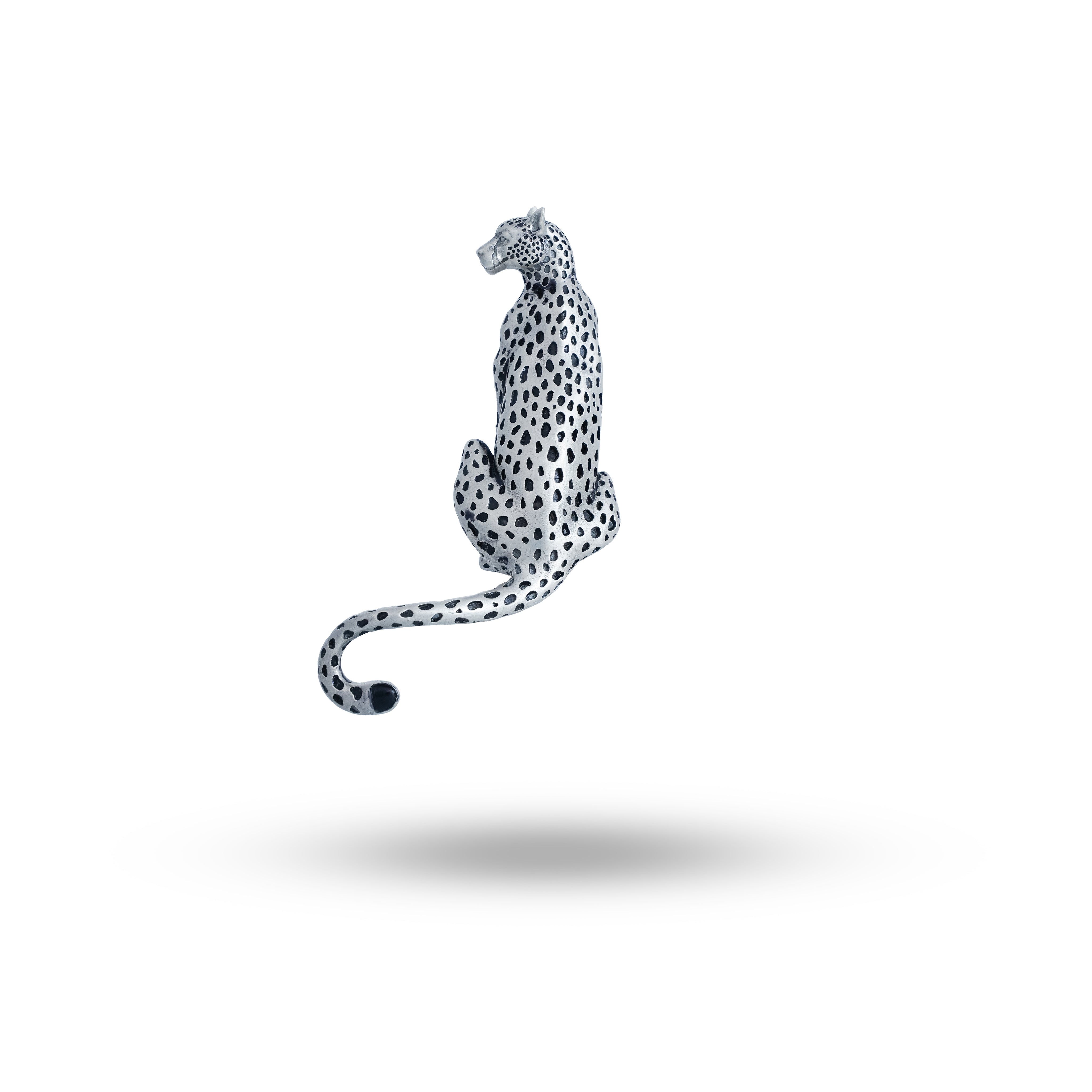 Exquisite Panther 925 Sterling Silver Brooch showcasing intricate handcrafted design.