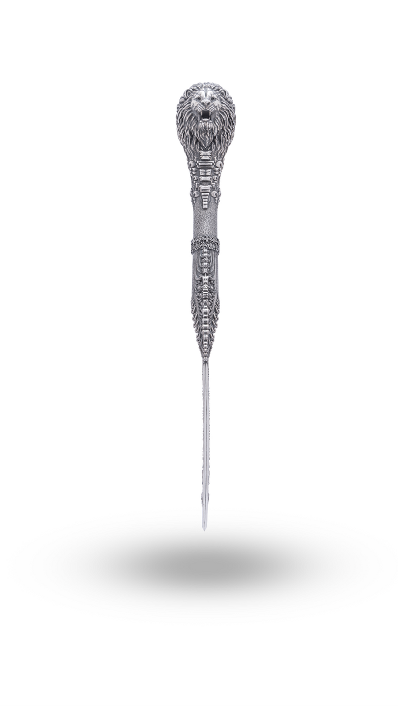 White Lion Jewels — handcrafted silver masterpiece detail