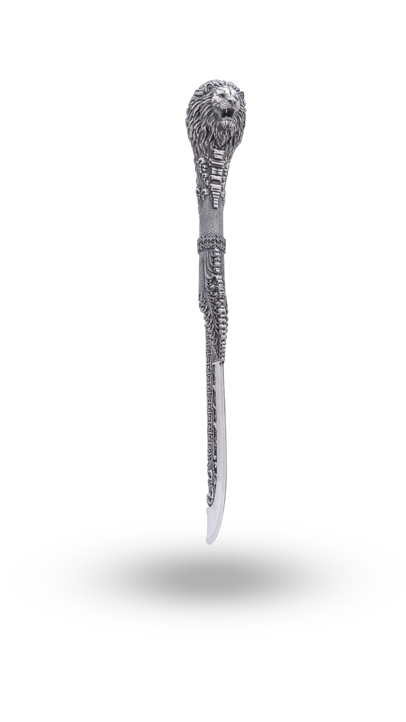 White Lion Jewels — handcrafted silver masterpiece detail