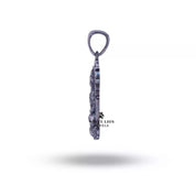 Nickel Free 925 sterling silver pendant with clear protective coating featuring Buddha design.