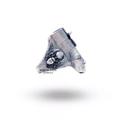 Statement oxidized silver ring from White Lion Jewels, Egyptian-inspired design