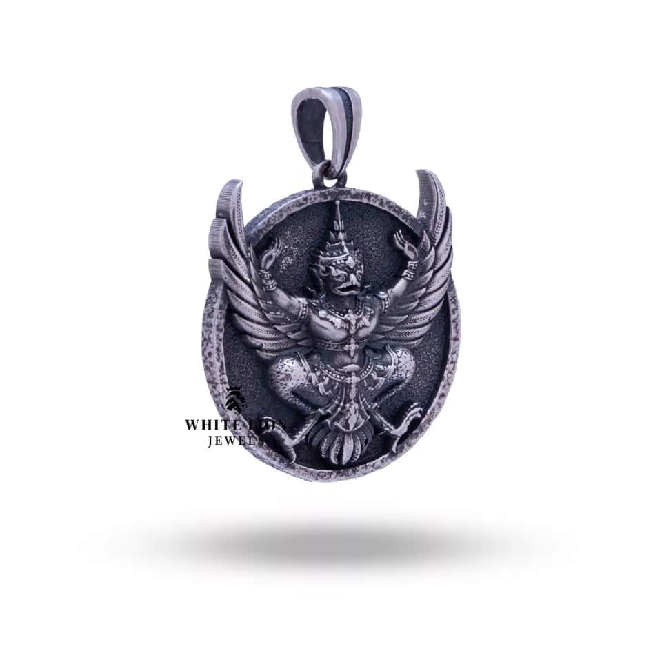 Sterling Silver with 925 purity - Tibetan Garuda Pendant