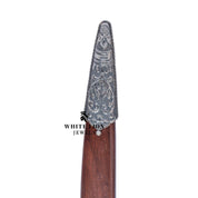 Close-up view of the 925 Sterling Silver Talwar, highlighting artisan craftsmanship.