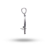 Close-up of Viking Bear Paw Pendant - Sterling Silver with Oxidized Finish