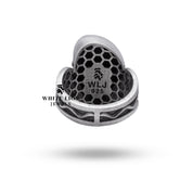 Image of White Lion Jewels Gothic Skull Ring, demonstrating the artisanal quality and unique theme.