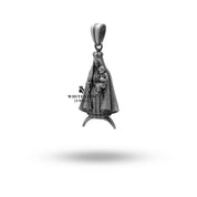 Elegant Virgin Mother Mary Pendant | 925 Sterling Silver | Spiritual Jewelry for Everyone